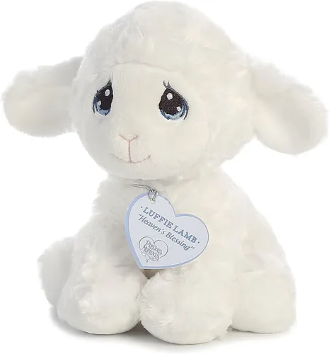Miniatura 4 de Aurora® Adorable Precious Moments™ Luffie Cordero de Peluche - Juguetes Reconfortantes para Niños - para Regalos Sentidosos, Cumpleaños y Adultos