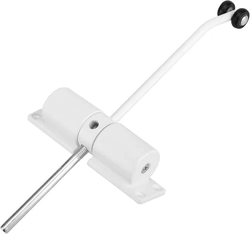 Miniatura 5 de Paquete de 4 cierrapuertas blancos, lento automático de cierre automático, uso residencial y comercial ajustable, fácil de instalar