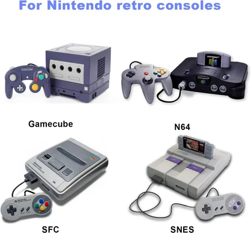 Miniatura 2 de ZUZONG Adaptador N64 a HDMI, convertidor N64 a Hdmi convertidor SNES adaptador SNES, SNES/NGC a HDMI compatible con conversión 16:9/4:3 Plug and