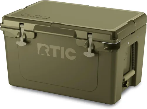 Miniatura 11 de RTIC Caja de hielo portátil con aislamiento duro para playa, bebidas, bebidas, campamento, picnic, pesca, barco, barbacoa Blanco