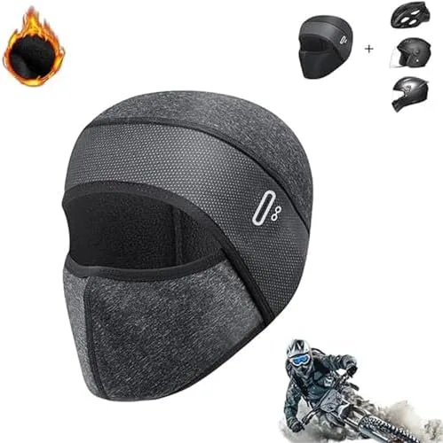 Capucha de ciclismo con protección facial de seda de hielo, Gorros para El Frio para hombres, máscara facial de ciclismo para montar en moto