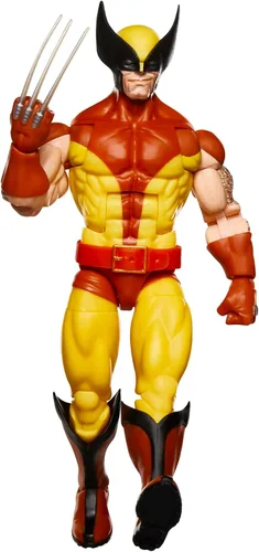 Miniatura 7 de Marvel Legends Series Wolverine, X-Men Retro Marvel Comics Secret Wars Figura de acción coleccionable de 6 pulgadas con escudo
