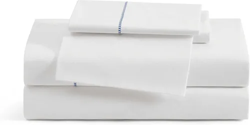 Miniatura 75 de Tommy Bahama - Juego de sábanas tamaño King, ropa de cama de percal 100% algodón con una sensación crujiente y fresca, sábanas con sábana bajera
