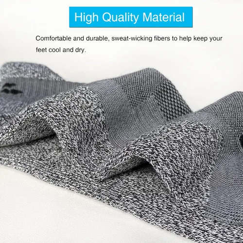 Miniatura 4 de APTYID Calcetines tobilleros acolchados para hombre (6 pares)