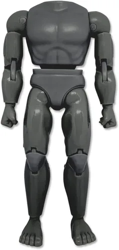 Miniatura 6 de Figures Toy Company Cuerpo muscular retro tipo S de 8 pulgadas (afroamericano)