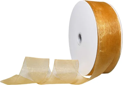 Miniatura 56 de Morex Ribbon 91803/100-609 Cinta de nailon Organdy, 5/8 pulgadas por 100 yardas, color rojo