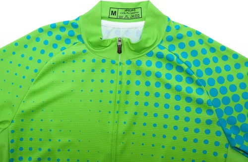 Miniatura 4 de Camiseta de ciclismo para hombre, camiseta de manga corta para ciclismo MTB, chaqueta reflectante para bicicleta con 3 bolsillos, tallas S-3XL