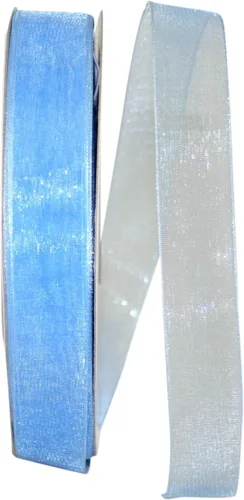 Miniatura 112 de Reliant Ribbon 25621-053-09C Cinta transparente de gasa, 1-1/2 pulgadas x 100 yardas, azul
