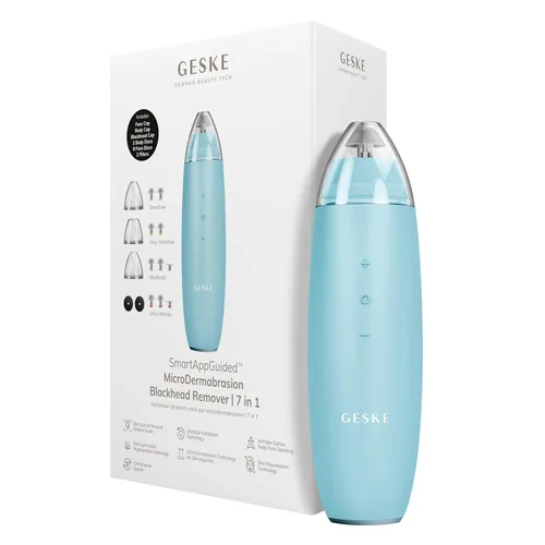 Miniatura 18 de GESKE SmartAppGuided™ MicroDermabrasion Blackhead Remover 7 en 1 Removedor de puntos negros Limpiador eléctrico de poros Innovadora taza