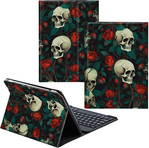 Miniatura 15 de Para Samsung Galaxy Tab S6 Lite Funda 2022/2020 Teclado Inalámbrico Desmontable Y Cubierta De Soporte De Cuero PU Funda Protectora Para Samsung