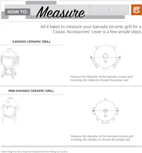 Miniatura 13 de Classic Accessories - Funda para parrilla Veranda Big Green Egg, L, Pebble