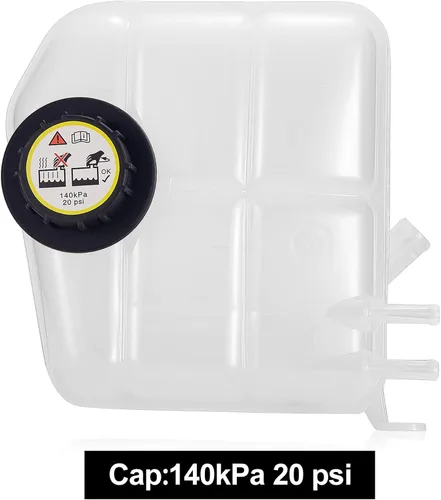 Miniatura 2 de EVIL ENERGY Tanque de refrigerante con tapa, compatible con Focus 2000-2007, reemplazo para 603-216 3S4Z8A080AC 5S4Z8101AA 5S4Z8A080AA YS4Z8A080AB
