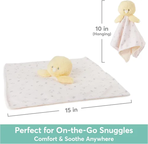 Miniatura 5 de GUND Baby Patito de Apego Suavemente Sostenible, Manta de Felpa de Animal de Peluche Hecha de Materiales 100% Reciclados, para Bebés y Recién