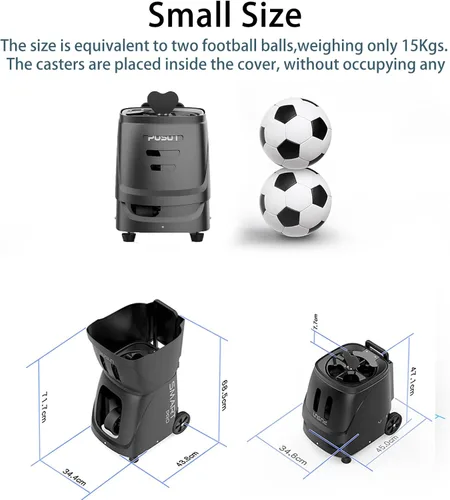 Miniatura 6 de Máquina de pickleball PP SMART PRO, lanzador automático profesional de bolas con aplicación y control remoto, capacidad de más de 80 bolas