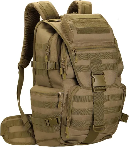 Miniatura 15 de Mochila de senderismo para acampar de 100L, mochila táctica militar Molle, mochila de senderismo ligera impermeable, Grande Citycamo