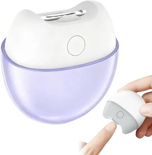 Miniatura 9 de Cortaúñas eléctrico, 2 en 1, recortador de uñas automático y amoladora con luz LED, cortaúñas eléctrico de 2 velocidades con colección de escombros