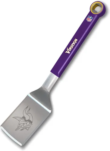 Miniatura 7 de YouTheFan NFL - Espátula para barbacoa de acero inoxidable con abrebotellas