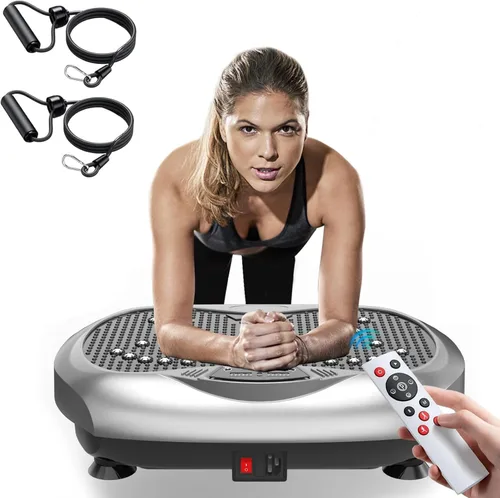 Miniatura 15 de Natini Vibration Plate Exercise Machine - Power Vibrating Plate for Lymphatic Drainage,Whole Boday Workout Machine for Women Weight Loss Home