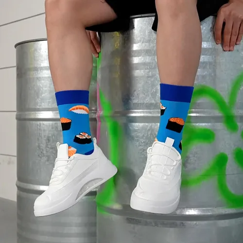 Miniatura 7 de WeciBor Calcetines de algodón peinado para hombre, 12 unidades, talla 7-1010-1313-15