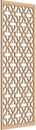 Miniatura 131 de Madison Paneles de pared decorativos de madera con calado, 9 3/8 pulgadas de ancho x 24 3/8 pulgadas de alto x 3/8 de alto, roble rojo rojo (Red Oak)