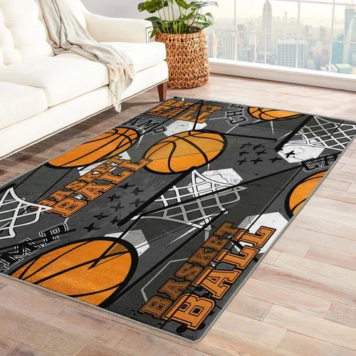 Miniatura 8 de Alfombra de béisbol y decoración de habitación, alfombra de 2 x 3 pies, alfombras para niños, para entrada, dormitorio, sala de estar, alfombra