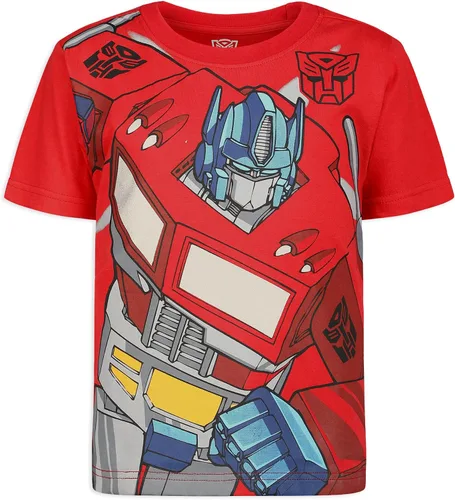 Miniatura 4 de Transformers Bumblebee and Optimus Prime Boys 4 Pack T-Shirts for Little Kids - BlueYellowBlackRed