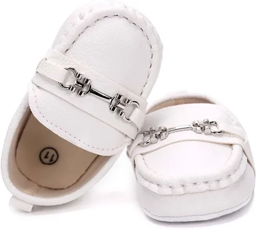 Miniatura 2 de Greceen Zapatos Oxford de piel sintética para niños y niñas, adecuados para gatear, vestido de boda, fiestas de cumpleaños y cualquier ocasión