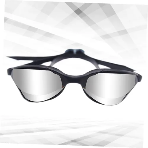 Miniatura 8 de Mikikit Gafas de natación profesionales para adultos, gafas de natación antiniebla con hebilla flexible mejoradas para piscinas y competiciones