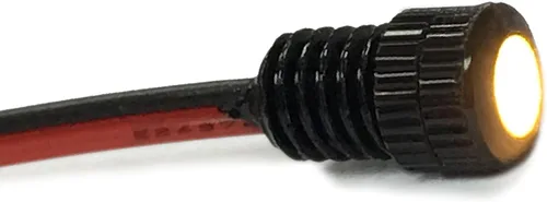 Oznium BRIGHTEST Light Bolt - Luz LED de montaje empotrado de 12V para parachoques, parrilla, interior de autos, tablero, iluminación ambiental,