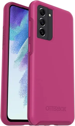 Miniatura 7 de OtterBox Funda para Galaxy S21 FE 5G (solamente) Symmetry Series, transparente, ultra suave, compatible con carga inalámbrica, bordes elevados que