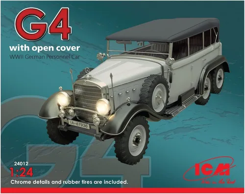 Miniatura 2 de ICM Modelos G4 con cubierta abierta WWII coche alemán