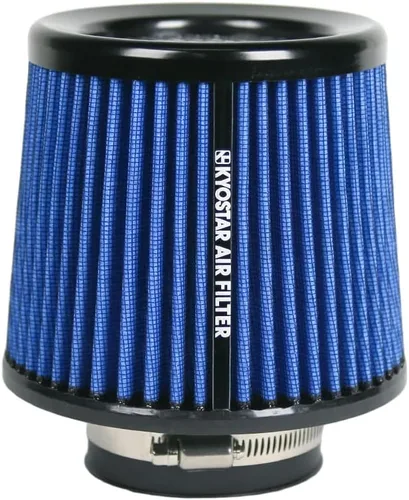 Miniatura 13 de Filtro de aire universal de alto flujo de 6 pulgadas y 5.984 in, entrada de aire frío de cono reutilizable, alto rendimiento, lavable, kit de aire