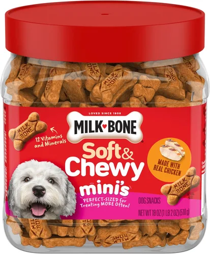 Miniatura 21 de Milk-Bone Golosinas blandas y masticables con receta de pollo para perros, 25 onzas (1 unidad)