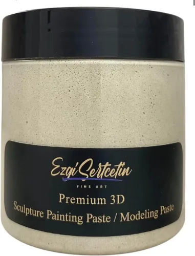 Pasta de pintura para esculturas 3D, pasta de textura, yeso decorativo, listo para usar, colores únicos, ideal para obras de arte, plantilla, Leche