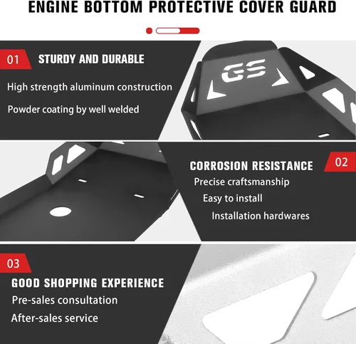 Miniatura 3 de CHIFUN Placa deslizante compatible con BMW 2018-2021 F850GS F750GS F 750 850 GS ADV motocicleta de aventura protección inferior del motor protección