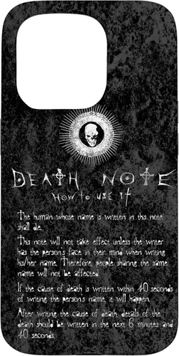 Miniatura 14 de Funda para iPhone 12/12 Pro Death Note Cómo usarlo