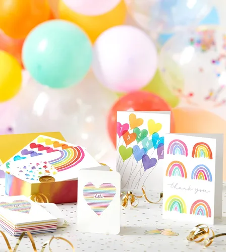 Miniatura 5 de Papyrus Tarjetas en blanco con sobres, corazón (14 unidades)