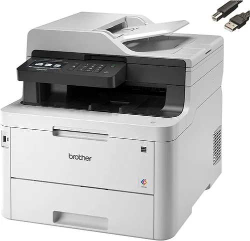 Brother MFC-L3770CDW Impresora láser inalámbrica a color todo en uno, impresión automática de 2 caras, pantalla táctil a color de 3.7 pulgadas,