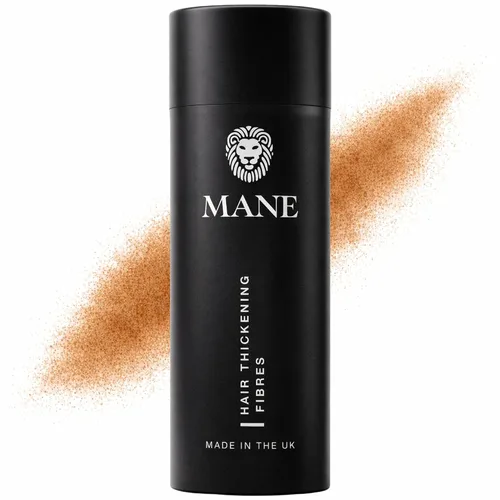 Miniatura 11 de Mane Fibras de construcción del cabello para mujeres y hombres, para cabello fino y delgado, peinado más grueso y completo, oculta las manchas Negro