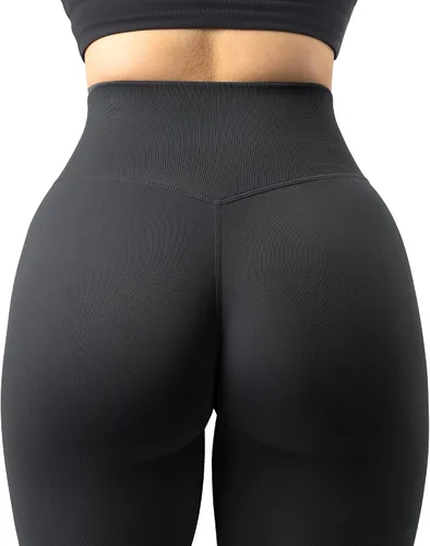 Miniatura 4 de MOOSLOVER Leggings de entrenamiento con levantamiento de glúteos sin costuras para mujer, pantalones de yoga de cintura alta, mallas de contorno