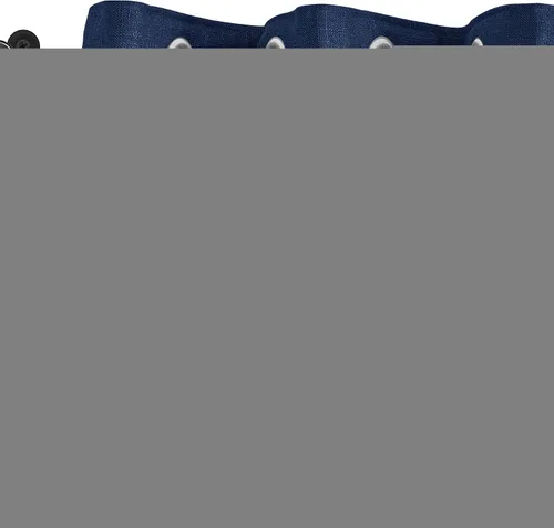Miniatura 54 de Fcosie Cortinas opacas de lino 100 % opacas de 50 pulgadas de ancho x 63 pulgadas de largo, paneles de cortina con ojales para sala de estar