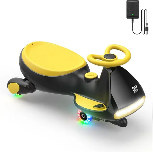 Miniatura 10 de FanttikRide N7 Classic - Coche eléctrico clásico con pedal, batería recargable, juguetes para montar, coche oscilante, 2 velocidades, antivuelco