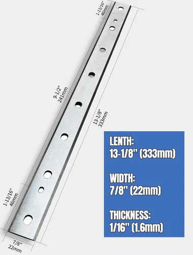 Miniatura 5 de Cuchillas cepilladoras de 13 pulgadas compatibles con cepilladoras DeWalt DW735 DW735X, cuchillas de repuesto para DW7352, cuchillos cepilladores