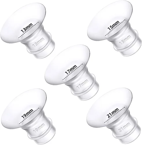 Miniatura 16 de Insertos de brida de 15 mm y 17 mm para Medela, pantallas/bridas Spectra de 24 mm, compatibles con TSRETE, CPPSLEE, extractor de leche ponible