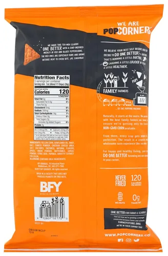Miniatura 2 de Popcorners Popcorners Spicy Queso, 7 onzas, 7 onzas