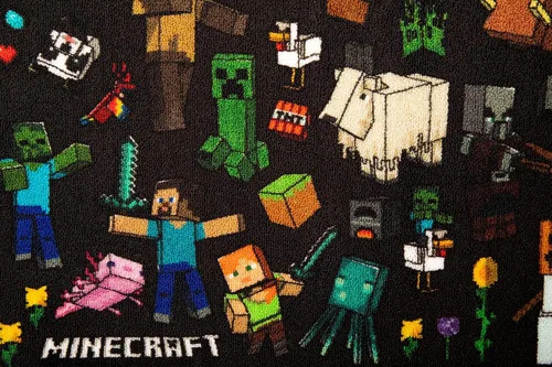 Miniatura 4 de Minecraft Mob - Alfombra de área estampada Tapete de interior, alfombras decorativas para sala de estar y dormitorio, decoración del hogar
