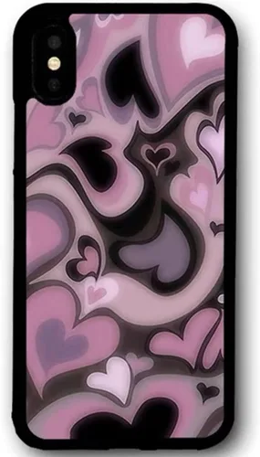 Miniatura 11 de Compatible con iPhone 12 y 12Pro - Funda protectora delgada y suave con diseño de corazón verde para niñas y mujeres