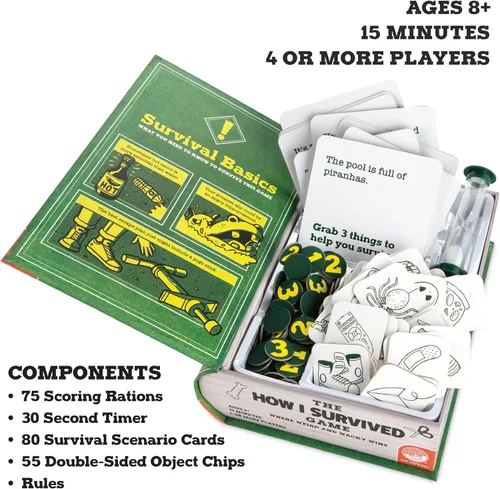 Miniatura 2 de MindWare El Juego de Cartas Cómo Sobreviví Hilarante para Niños y Adultos Ríe hasta que Llore, Regalo Súper Divertido de Humor Infantil para Niños