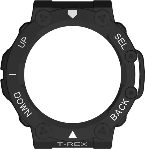 Miniatura 4 de Funda para Amazfit T-Rex 2, a prueba de golpes, funda protectora de TPU duradera, accesorios para Amazfit T Rex 2 Smartwatch (negro)