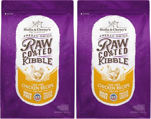 Miniatura 17 de Stella & Chewy's Comida para Gatos con Recubrimiento Crudo - Croquetas Altas en Proteínas, Sin Granos con Salmón de Captura Silvestre - Soporte